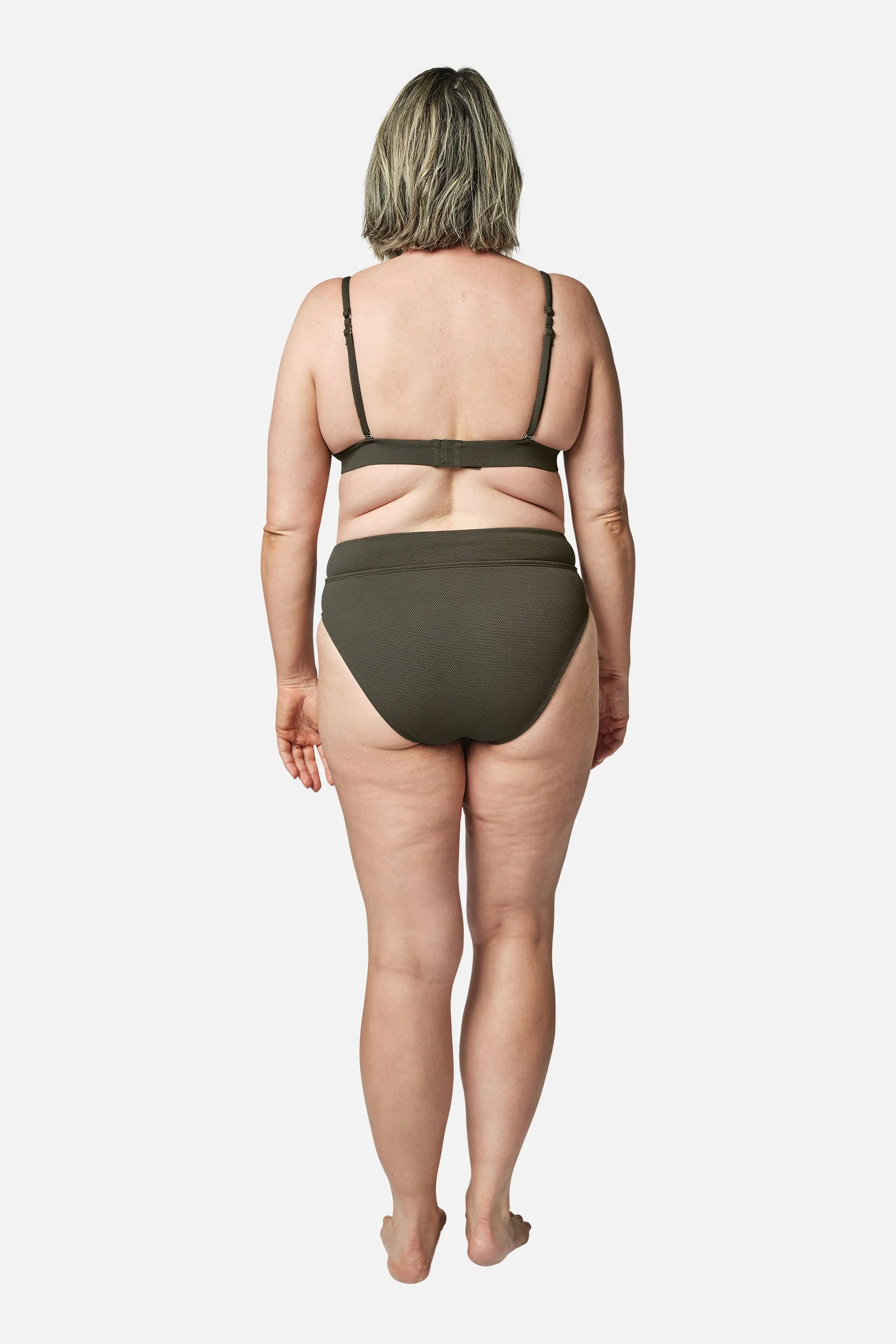 Never Say Never Bikini Bralette KHAKI TEXTURE - Image 6