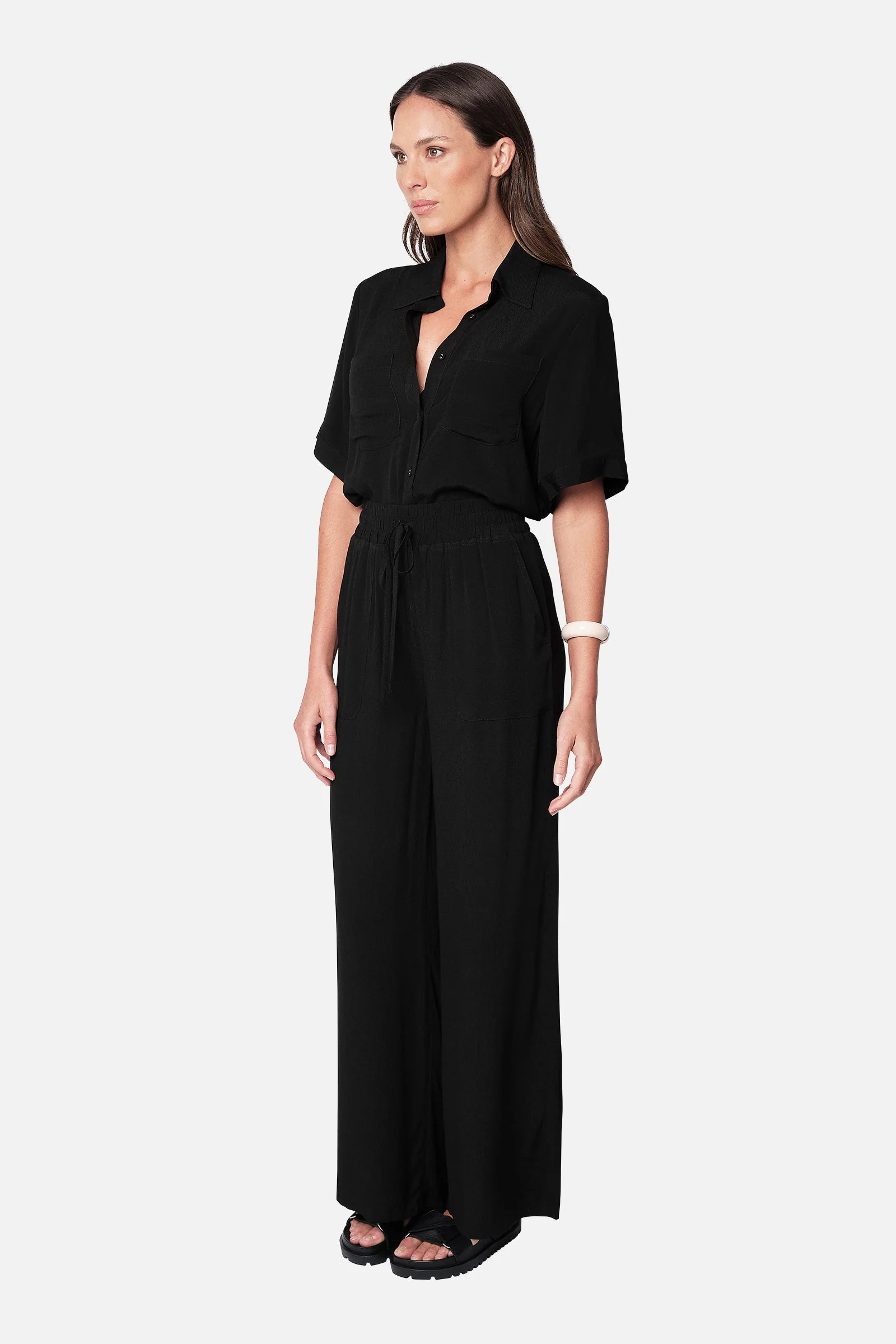 Palazzo Pants BLACK - Image 3